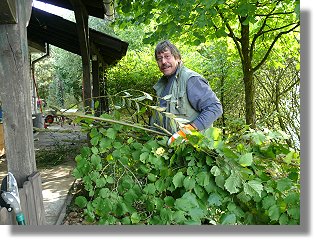 Arbeitseinsatz am Sennesee