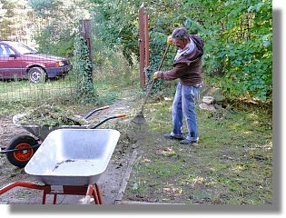 Arbeitseinsatz am Sennesee